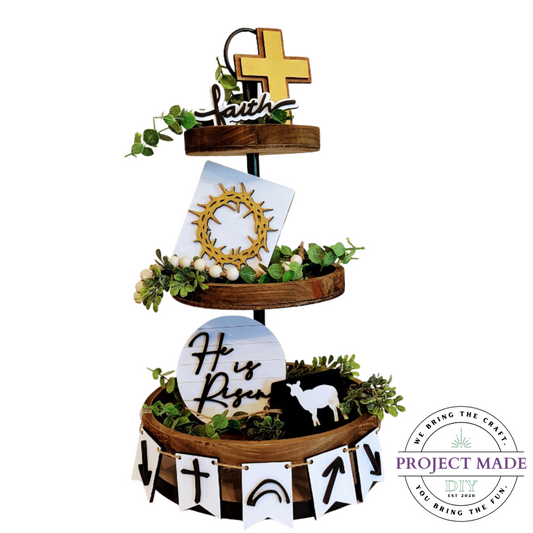 Easter Tiered Tray Set